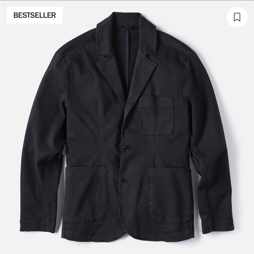 WILLS
Garment Dyed Easy suit 
 in Navy